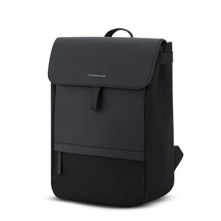 Kapten & Son Fyn 16" All Black Laptop Backpack