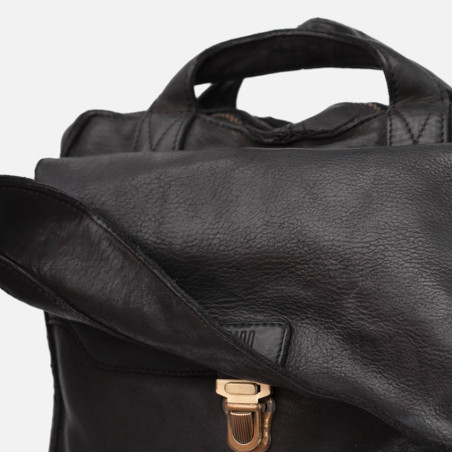Biba Alex Leather Satchel Backpack