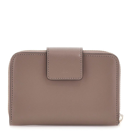 Guess Jane Portefeuille Zippé DRT Taupe DOS