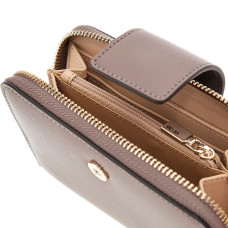 Guess Jane Portefeuille Zippé DRT Taupe OUVERT