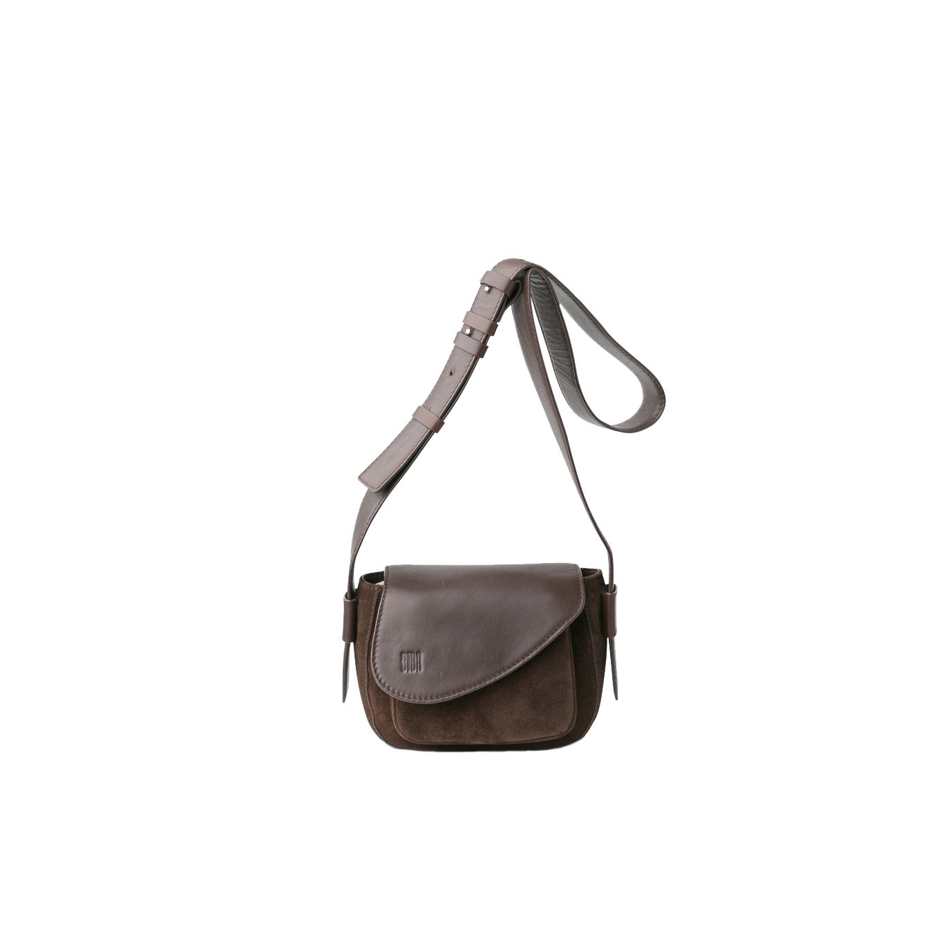 Biba Blunt Crossbody Bag Dark Brown