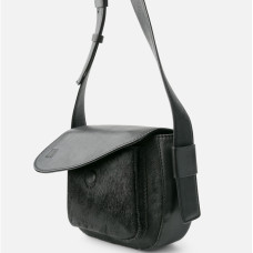 Biba Blunt Sac Porté Travers En Cuir Negro côté