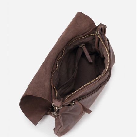 Biba Boston Trolley and Pouch BT5 Dark Brown