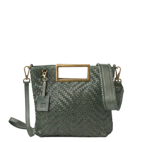 Biba Campbell Shoulder Bag CAP2L Dark Green