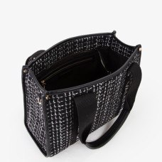 Valentino Candle Sac Porté Main Nero/Multicolor ouvert