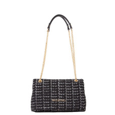 Valentino Tweedy Crossbody Bag Nero/Multicolor