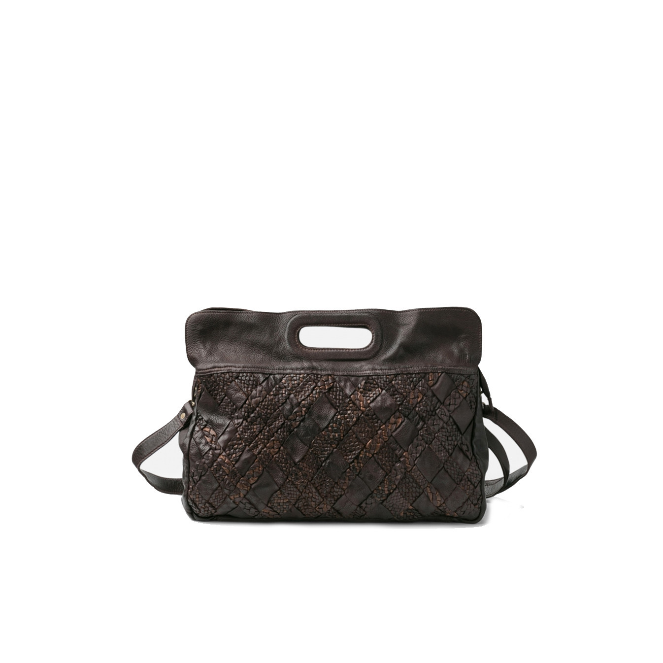 Biba Kanab Handbag and Shoulder Bag KAN1L Bone Brown