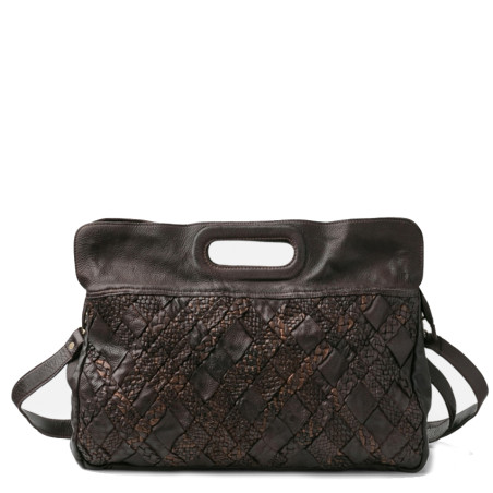 Biba Kanab Sac A Main et Porté Epaule KAN1L Marron Os
