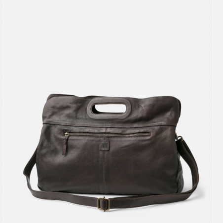 Biba Kanab Handbag and Shoulder Bag KAN1L Bone Brown