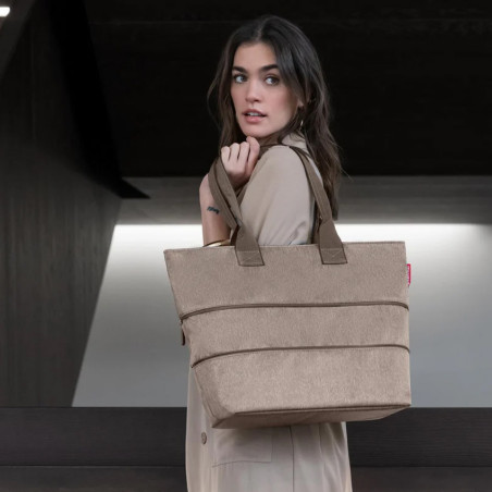 Reisenthel Extensible Shoulder Shopper Mocha