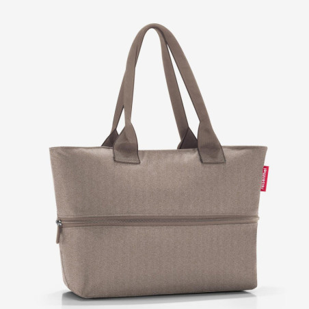 Reisenthel Shopper Extensible Porté Epaule Moka face
