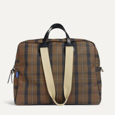 Bleu de Chauffe Cabin Travel Bag Aviator Missak Leather and Tartan ...