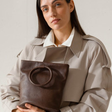 Biba Oasis Bucket Bag Dark Brown