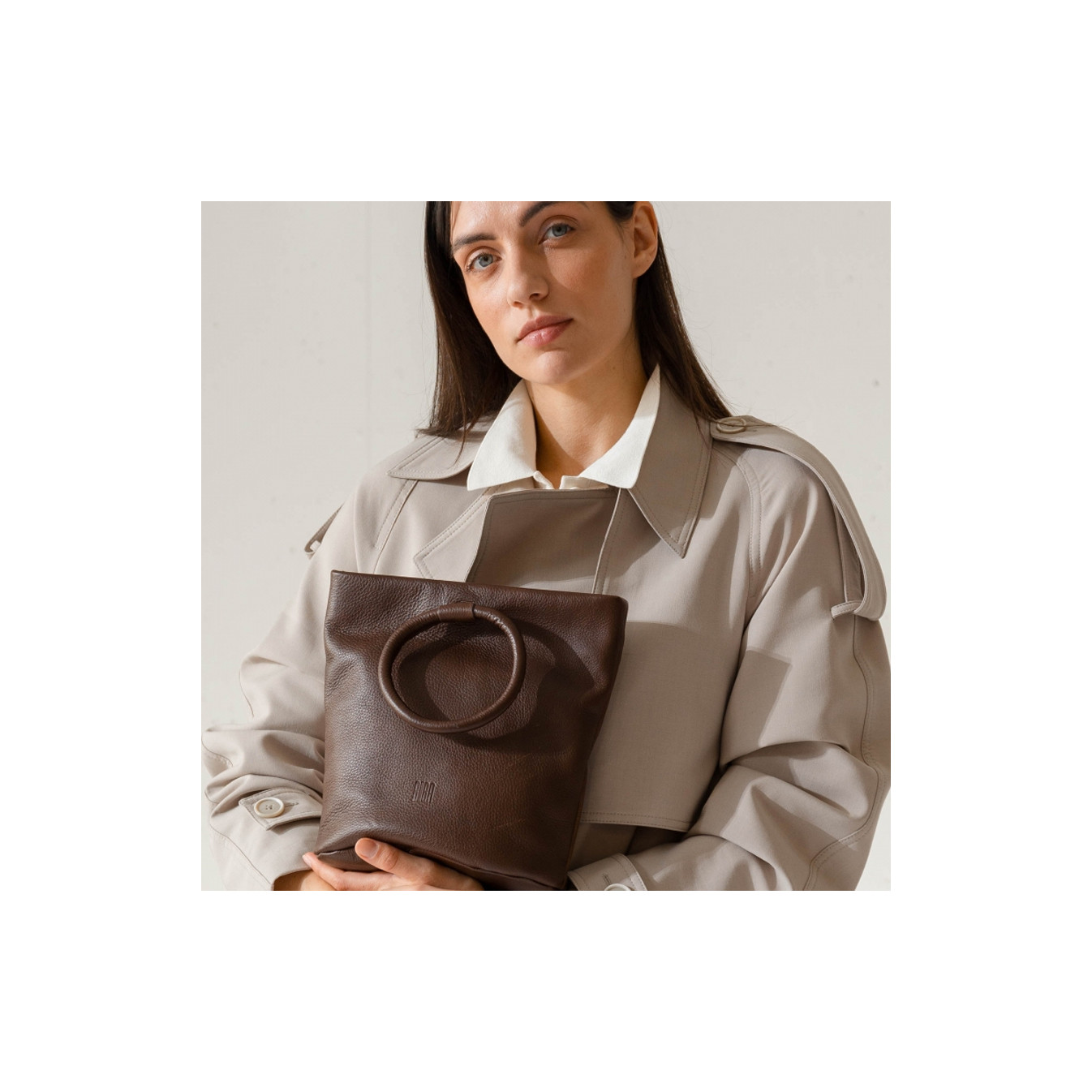 Biba Oasis Bucket Bag Dark Brown
