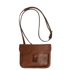 Bleu de Chauffe Carbure Crossbody Bag Amber Brown