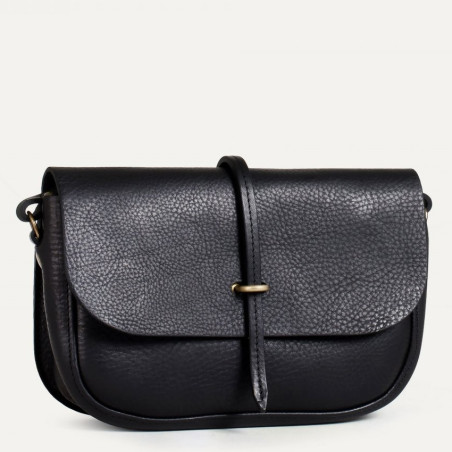 Bleu de Chauffe Pastiche Small Black Postman Bag