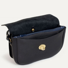 Bleu de Chauffe Pastiche Small Postman Bag Black