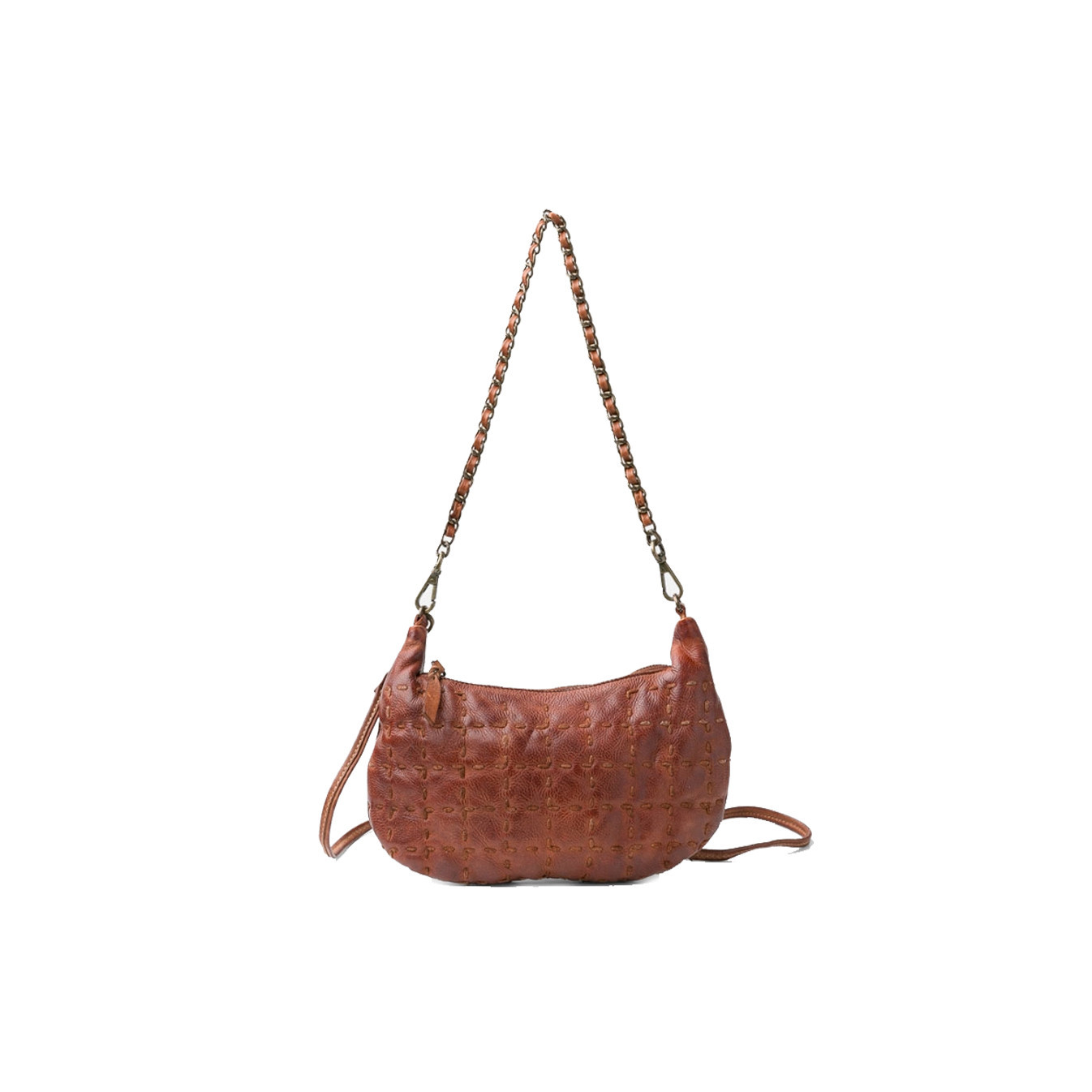 Biba Sharon Small Washed Leather Hobo Bag