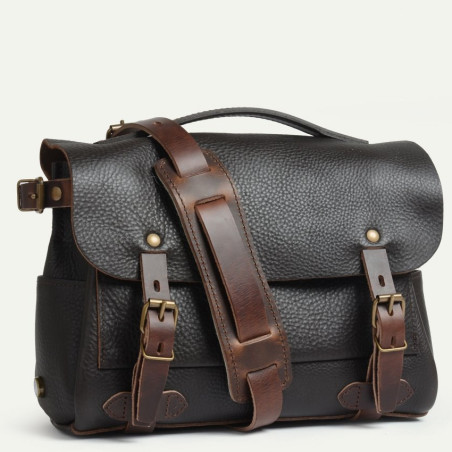 Blue de Chauffe Eclair S Postman Bag Brown