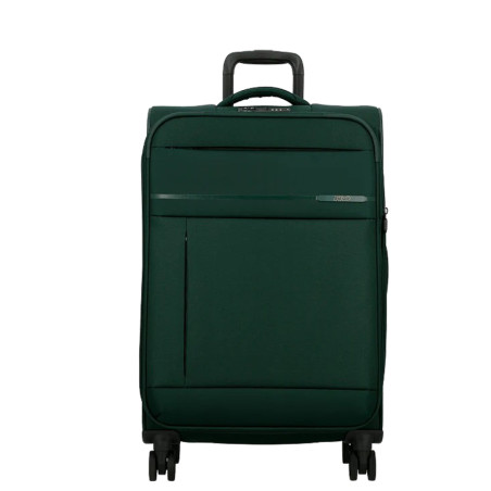 Jump Monthelys 67cm 4-Wheel Expandable Suitcase in Pine Green