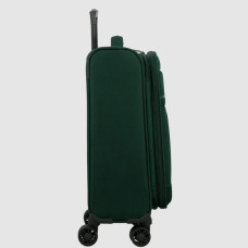 Jump Monthelys 67cm 4-Wheel Expandable Suitcase in Pine Green