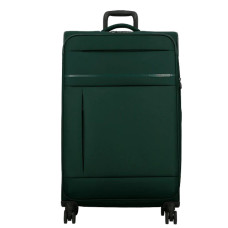 Jump Monthelys 78cm 4-Wheel Expandable Suitcase in Pine Green