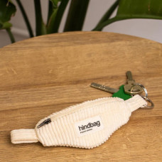 Hindbag Côme Keychain Banana Bag Velvet Beige