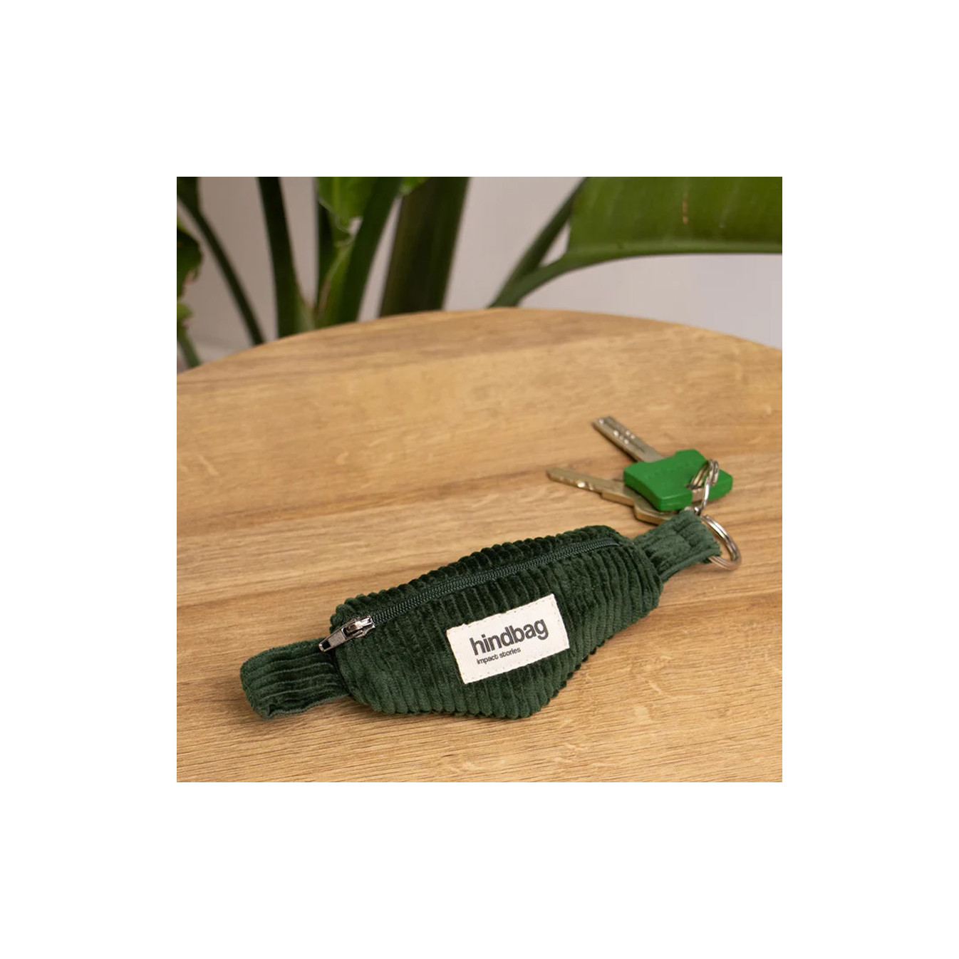Hindbag Côme Keychain Banana Bag Velvet Fir