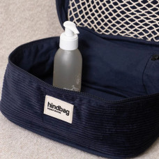 Hindbag Gaspard Petit Vanity Velvet Navy