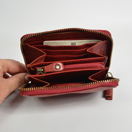 Biba Boston BT11 Portefeuille Burdeos ouvert