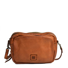 Biba Boston Shoulder Bag in Cowhide Leather BT32 Cuero