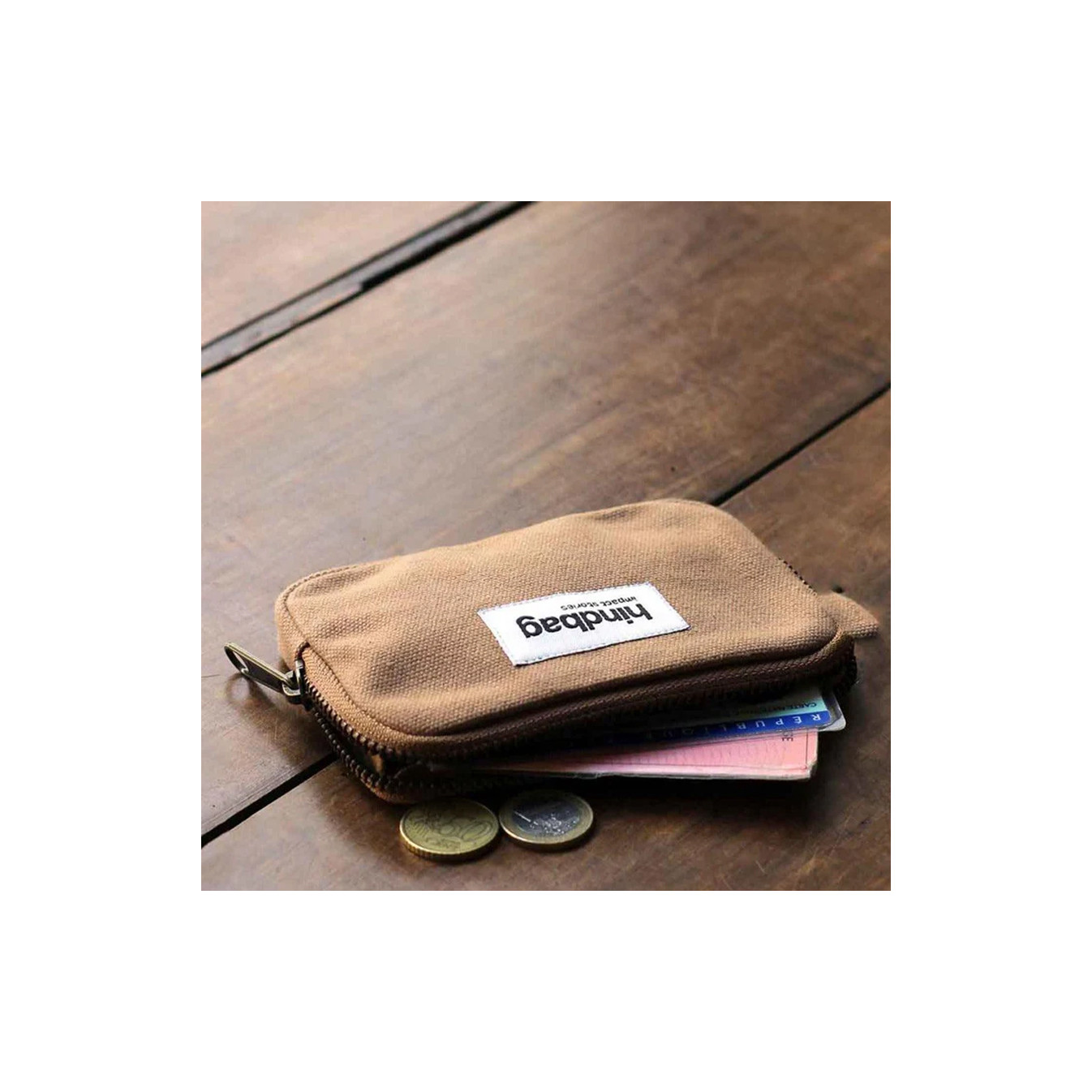 Hindbag Lili Small Coin Purse Cinnamon