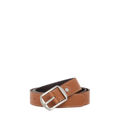 Le Tanneur Reversible Men's Belt Square Buckle Black/Tan