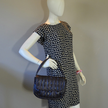 Biba Meyers Washed Sculpted Leather Satchel MEE1L Bone Brown