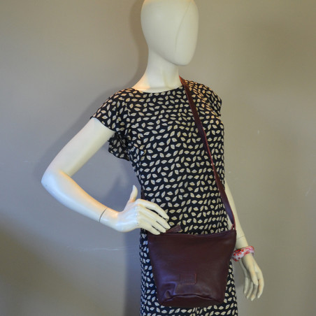 Biba Chester Tb Shoulder Bag CET1L Bordeaux