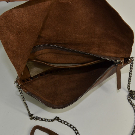 Biba Orange B Petit Sac Trotteur ORB1L Marron Clair OUVERT