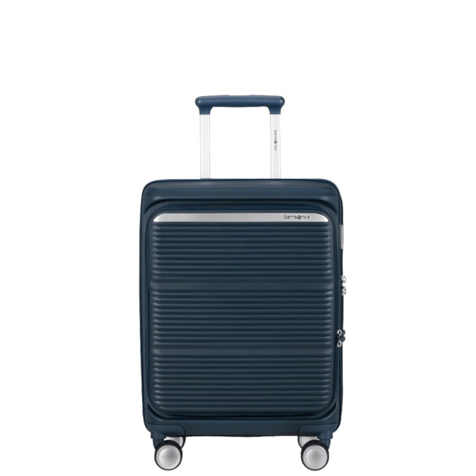 Samsonite Paralux 55cm Midnight Navy 4-Wheel Expandable Suitcase