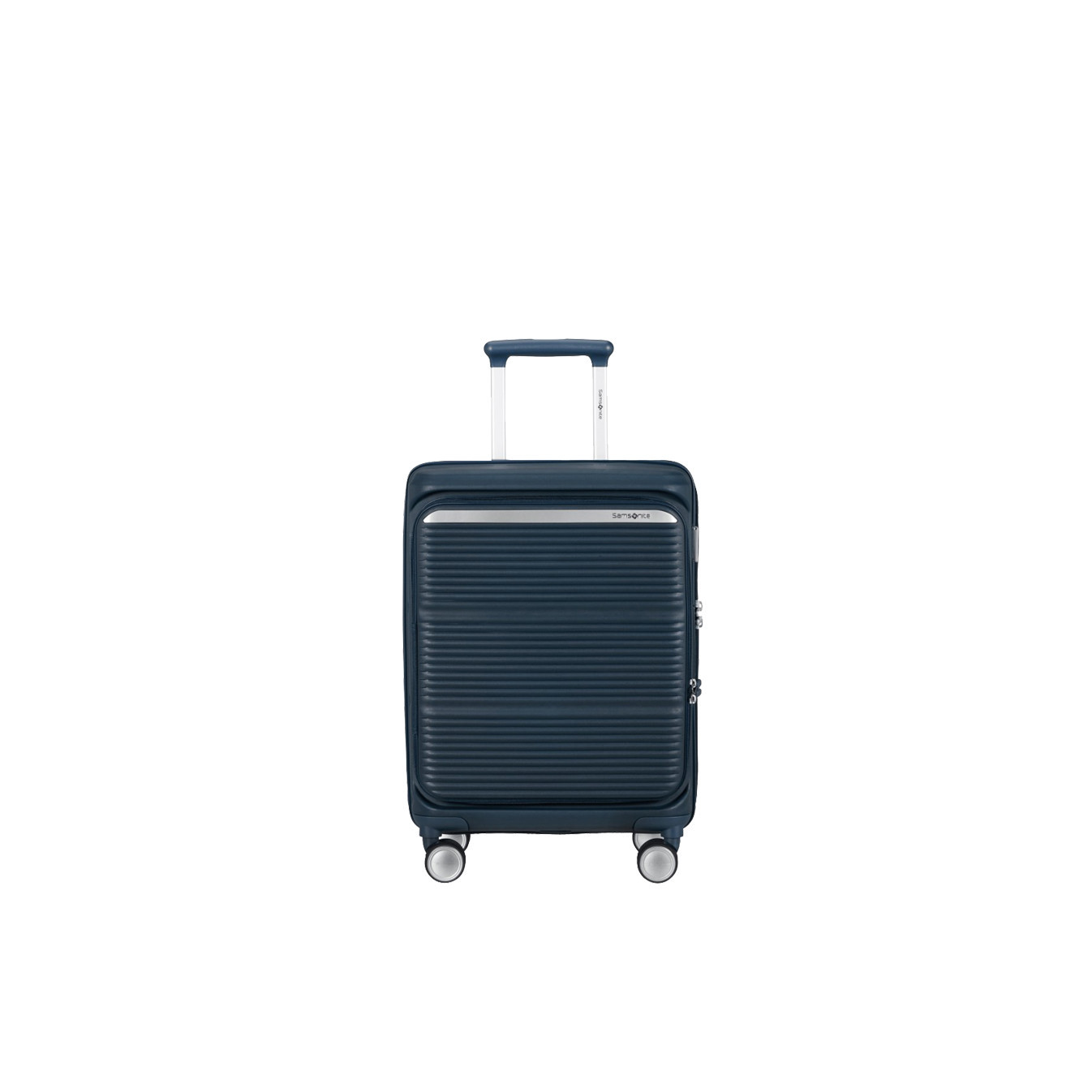 Samsonite Paralux 55cm Midnight Navy 4-Wheel Expandable Suitcase