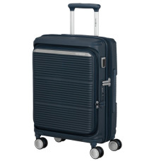 Samsonite Paralux 55cm Midnight Navy 4-Wheel Expandable Suitcase