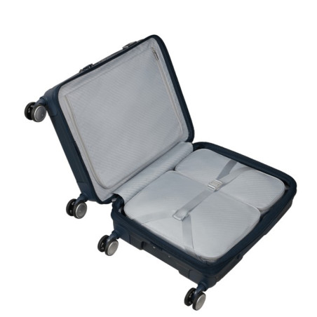 Samsonite Paralux 55cm Midnight Navy 4-Wheel Expandable Suitcase