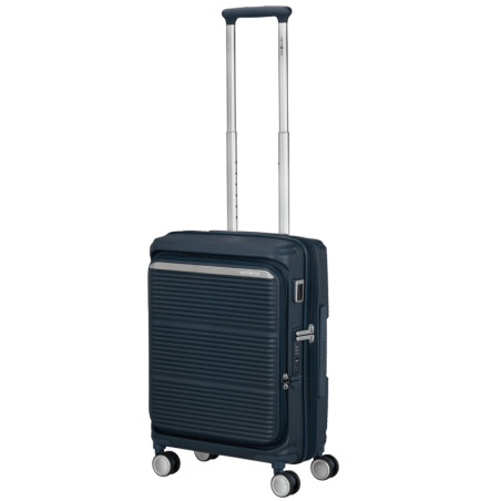 Samsonite Paralux 55cm Midnight Navy 4-Wheel Expandable Suitcase