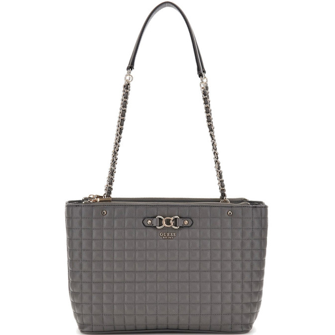 Guess Nadira Quilted Tote Bag SLA Slate