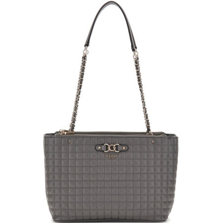 Guess Nadira Quilted Tote Bag SLA Slate