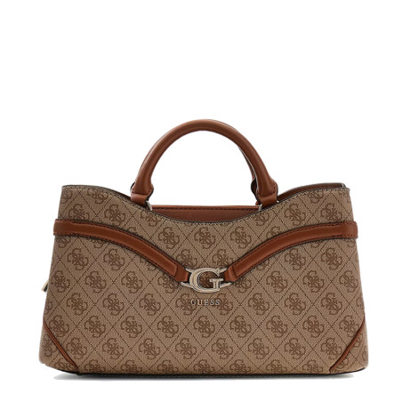 Guess Dea Handbag Baguette LTL Latte Logo