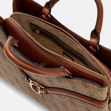 Guess Dea Handbag Baguette LTL Latte Logo