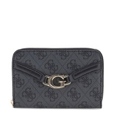 Guess Dea Zippered Wallet Logo 4G CLO Coal Logo