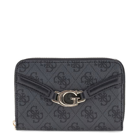 Guess Dea Zippered Wallet Logo 4G CLO Coal Logo