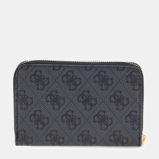 Guess Dea Zippered Wallet Logo 4G CLO Coal Logo