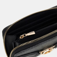 Guess Dea Zippered Wallet Logo 4G CLO Coal Logo