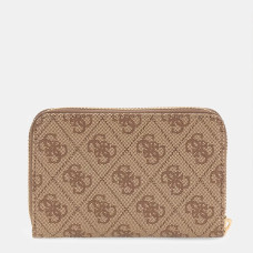 Guess Dea Zippered Wallet Logo 4G LTL Latte Logo